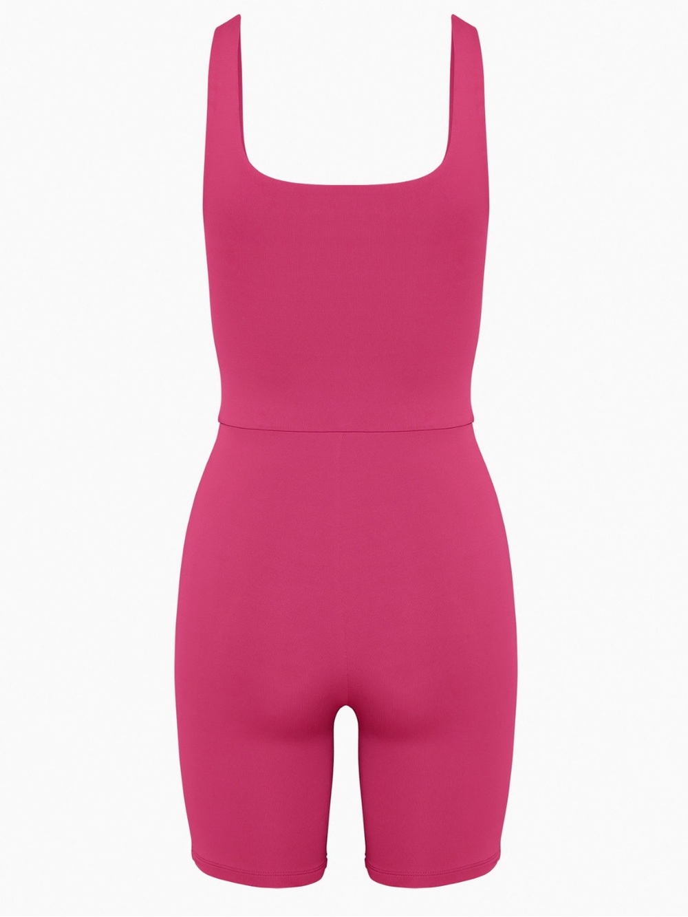 Aritzia Babaton Contour Squareneck Romper activewear Pink Romper size medium